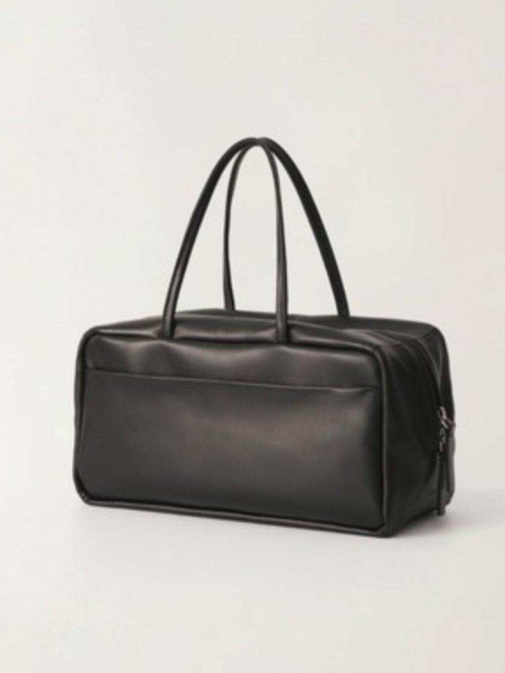 Nothing Written Pocket Tote Bag - Black Leather